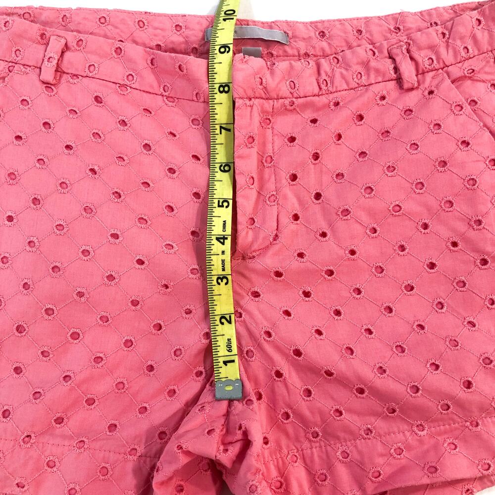 Gap City Shorts in Coral Eyelet - Picture 8 of 11